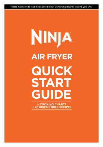 AIR FRYER QUICK START GUIDE - NinjaKitchen 