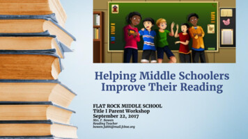 Improve Their Reading Helping Middle Schoolers
