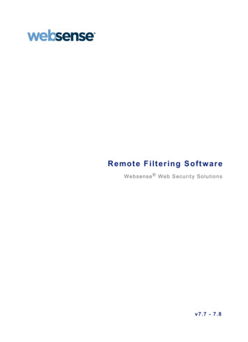 Remote Filtering Software - File Not Found