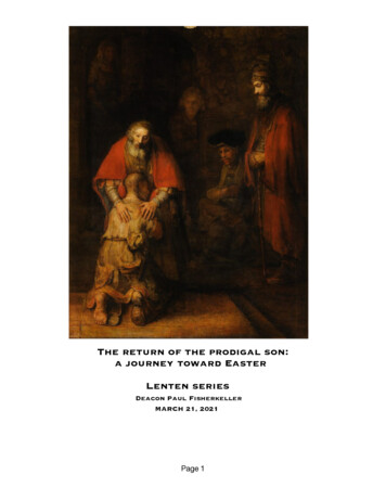 Return Of The Prodigal Son Handout