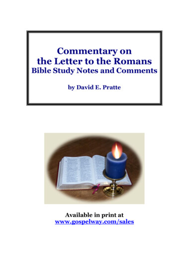 By David E. Pratte - Bible Study Lessons: Free Courses .