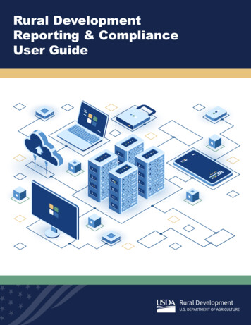 Rural Development Reporting And Compliance User Guide