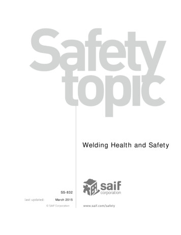 Safety And Health Guide Welding Health And Safety