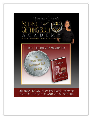 Becoming A Manifestor - Science Of Getting Rich Academy