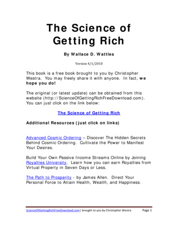 Science Of Getting Rich Free 