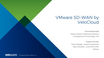 VMware SD-WAN By VeloCloud - Carahsoft