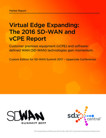 Virtual Edge Expanding: The 2016 SD-WAN And VCPE Report