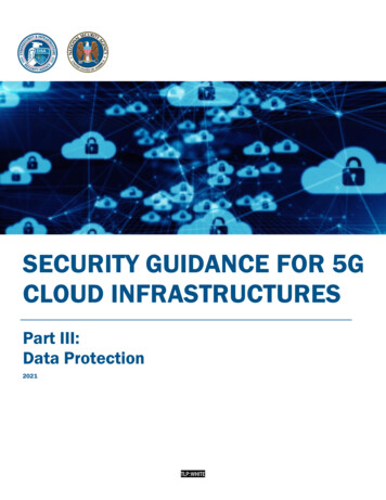 SECURITY GUIDANCE FOR 5G CLOUD INFRASTRUCTURES