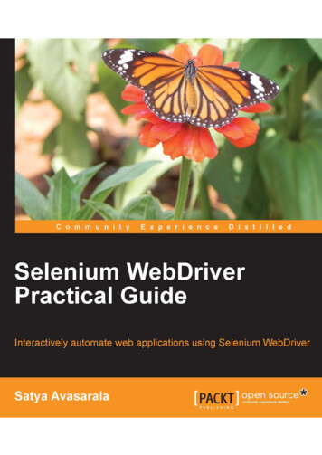 Selenium WebDriver Practical Guide - .