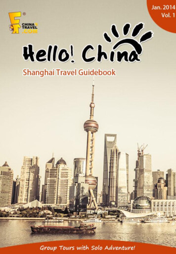 Shanghai Travel Guide Book - China Travel