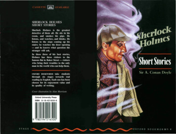 SHERLOCK HOLMES SHORT STORIES - LeMauff