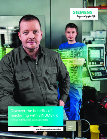Discover The Benefits Of Machining With SINUMERIK