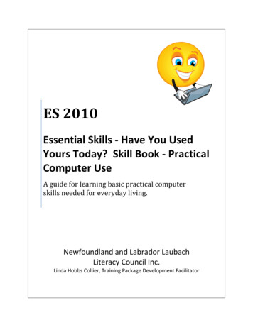 Skill Book – Practical Computer Use: A Guide For Learning .