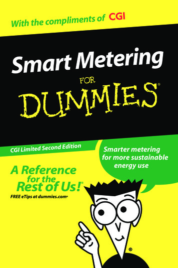 Smart Metering For Dummies - CGI