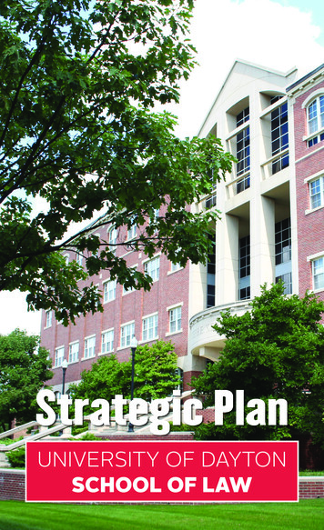 Strategic Plan - F5-204vip50.udayton.edu