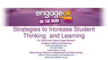 Strategies To Increase Student Thinking And Learning