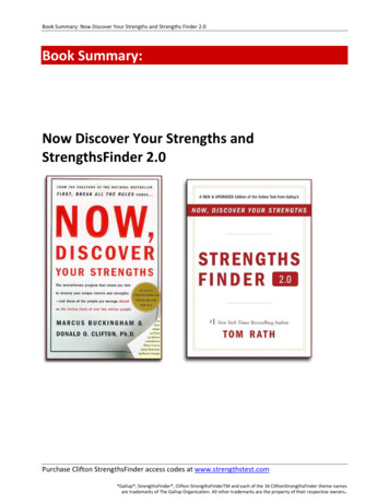 Book Summary: Now Discover Your Strengths And .