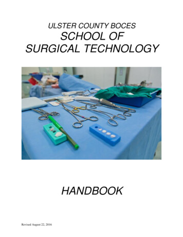 Ulster County Boces School Of Surgical Technology