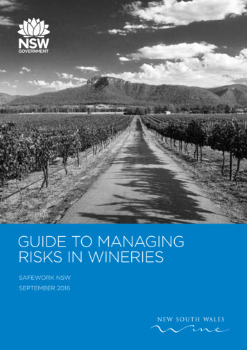 Guide To Managing Risks In Wineries