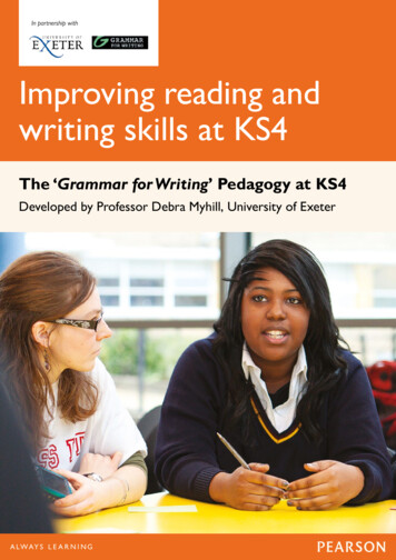 Improving Reading And Writing Skills At KS4
