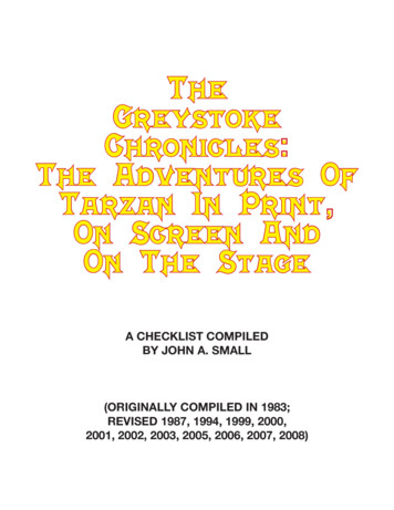 The Greystoke Chronicles The Adventures Of Tarzan In Print .