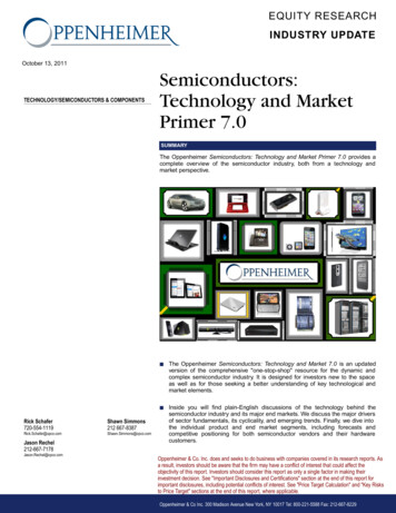 Semiconductors: TECHNOLOGY/SEMICONDUCTORS . - Fuller Treacy Money