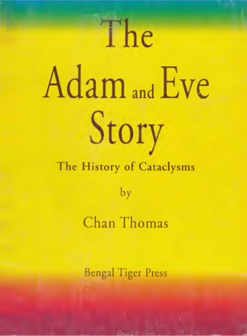 The Adam And Eve Story: The History Of Cataclysms