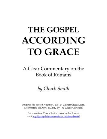 The Gospel According To Grace - Geeky Christian