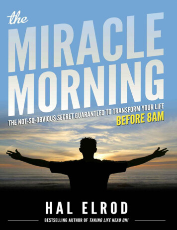 The Miracle Morning RUDY - Trans4mind