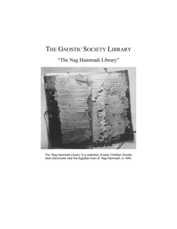 THE GNOSTIC SOCIETY LIBRARY “The Nag Hammadi Library”