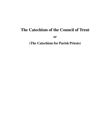 The Catechism Of The Council Of Trent - Saints' Books