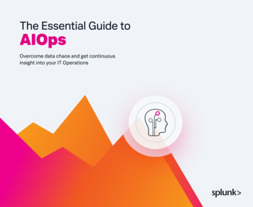 The Essential Guide To AIOps - Splunk