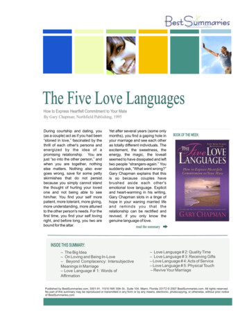 The Five Love Languages - P/Strada