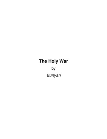 The Holy War By John Bunyan - Books, Sacred .
