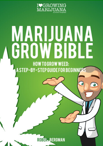 Marijuana Grow Guide