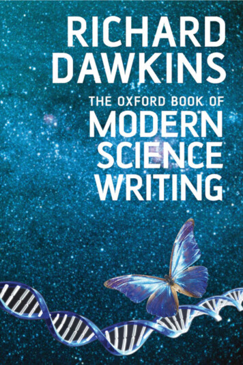 The Oxford Book Of MODERN SCIENCE WRITING