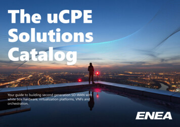 The UCPE Solutions Catalog - Enea