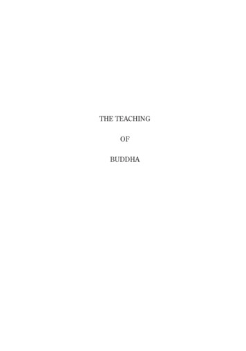 THE TEACHING OF BUDDHA - BDK