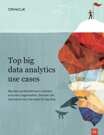 Top Big Data Analytics Use Cases - Oracle