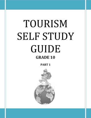 TOURISM SELF STUDY GUIDE - Tourism Education And .
