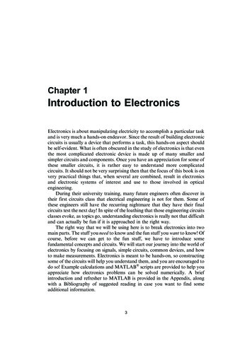 Chapter 1 Introduction To Electronics
