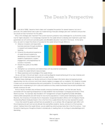The Dean's Perspective - Colorado Department Of Education