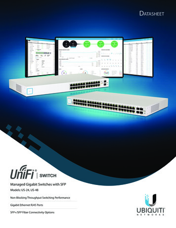UniFi Switch Datasheet - Ubiquiti