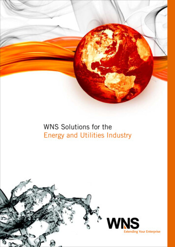 WNS Solutions For The Energy And Utilities Industry