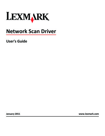 Network Scan Driver - Lexmark