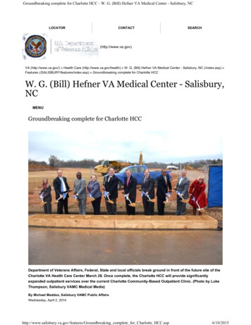 W. G. (Bill) Hefner VA Medical Center - Salisbury, NC