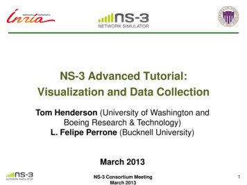 NS-3 Advanced Tutorial: Visualization And Data Collection
