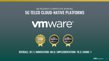Abi Research Competitive Ranking 5g Telco Cloud-native Platforms