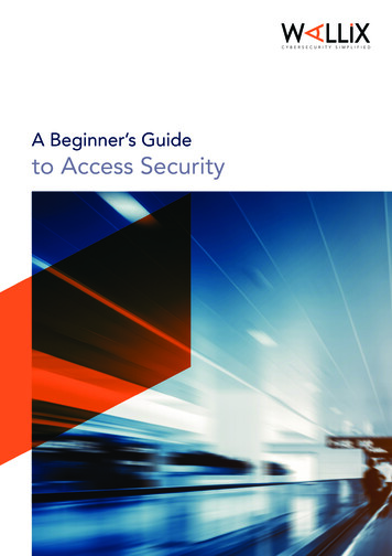 A Beginner’s Guide To Access Security