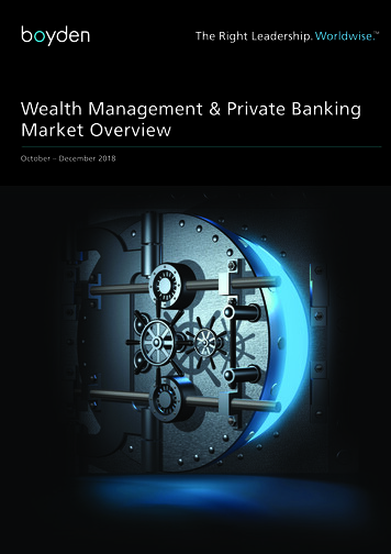 Wealth Management & Private Banking Market Overview